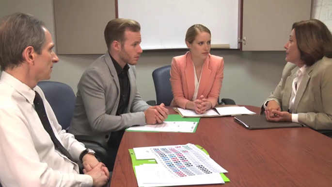 Micheal and employee